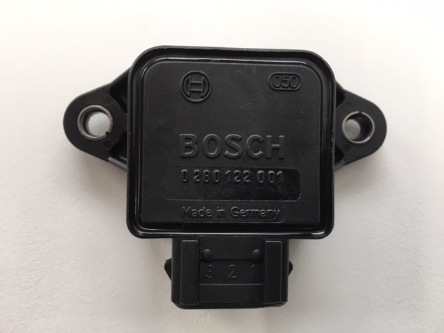 Bosch 0280122001 Drosselklappen Potentiometer, Sensor Drosselklappe, Originalteil für Fiat, Lancia, Opel Volvo, Saab und viele andere Fahrzeuge.