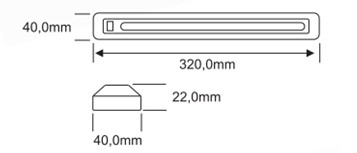 RESOLUX 104 10V-30V DC 32 X 5630 3000K LED